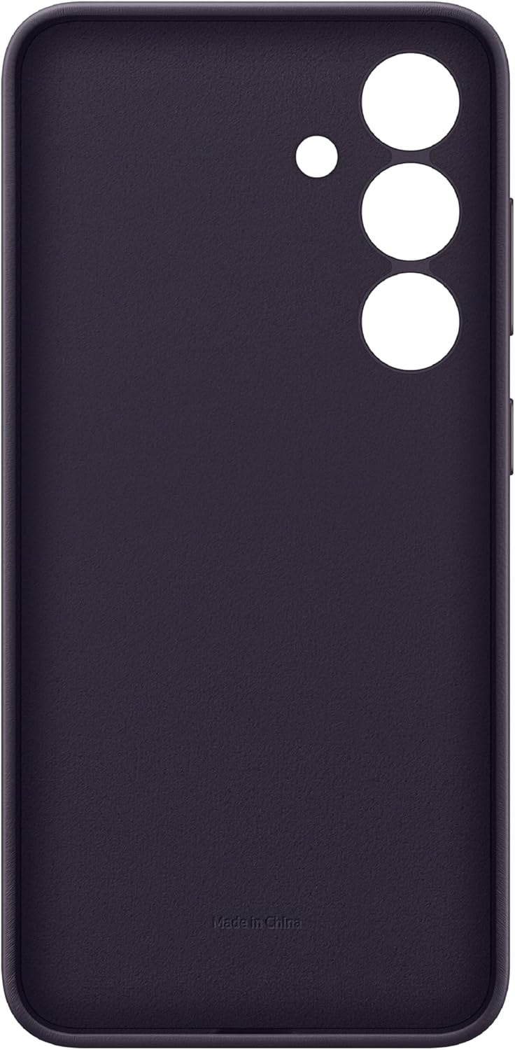 كڤر حماية جلد نباتي لهاتف Galaxy S24 |بنفسجي غامق كڤر حماية جلد نباتي لهاتف Galaxy S24 |بنفسجي غامق
